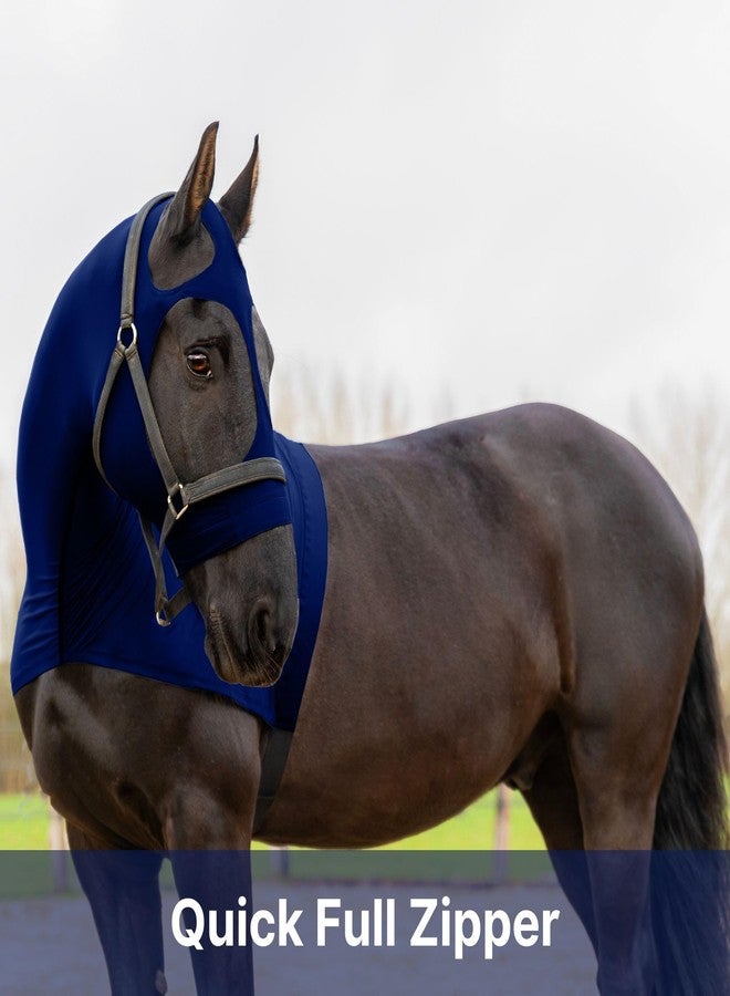 Resistance Horse Hood Slinky Lycra Zippered Mane Braid Shoulder Guard - Horse Sleazy Slickers Care Sheet - Image 5